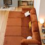 Kanyon Eckschlafsofa Cord Ziegelrot 4