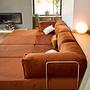 Kanyon Eckschlafsofa Cord Ziegelrot 8