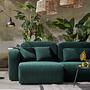 Kuba Corner Sofa Velvet Green 2