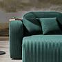 Kuba Corner Sofa Velvet Green 4