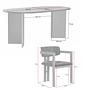 Meridia 6 Dining Group Set of 7 Wood-based material Beech wood Green 4