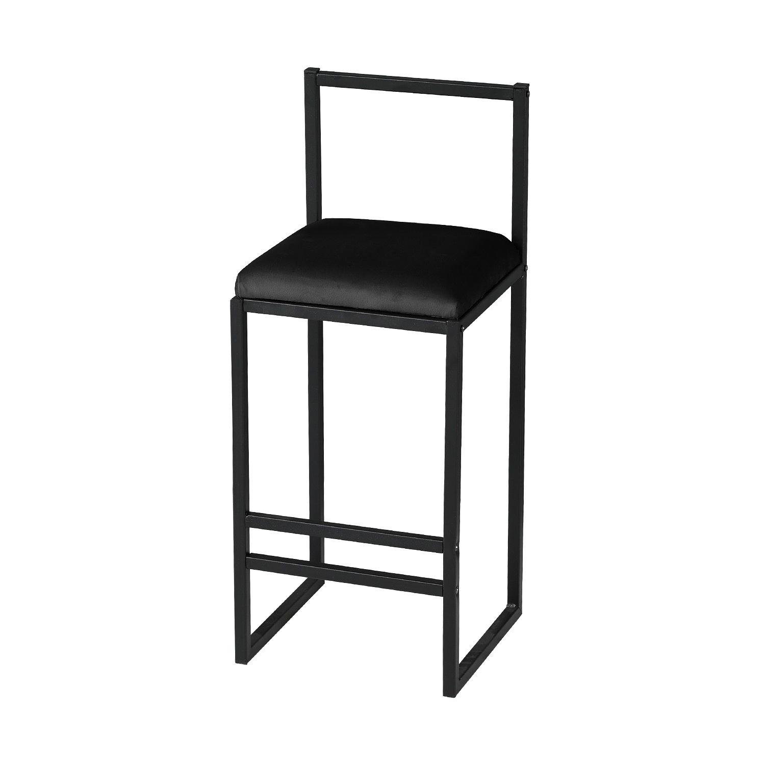 Nordisch Barhocker Metall Schwarz 4