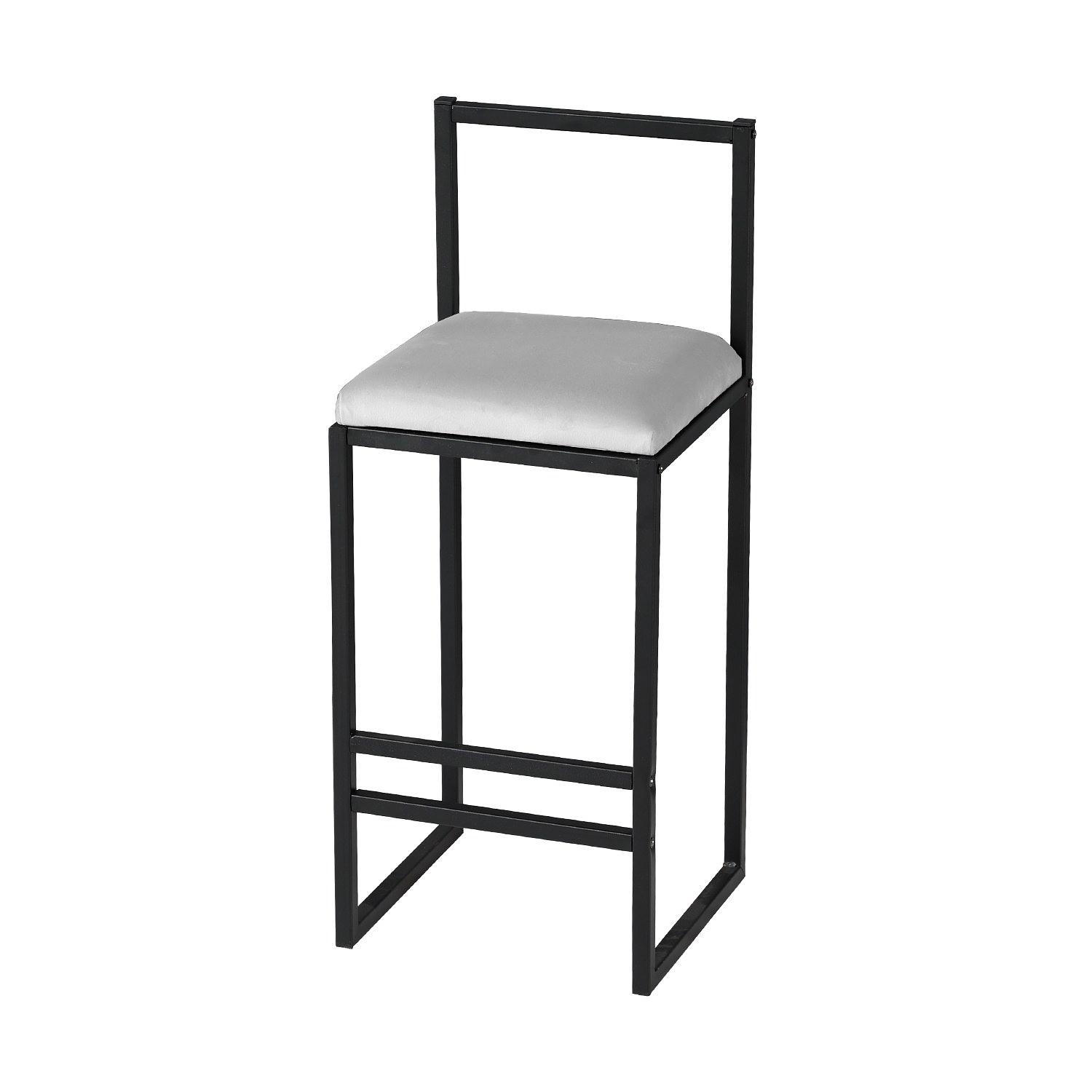 Nordisch Barhocker Metall Creme 0