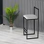 Nordic Bar Stool Metal Cream 2