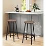 Mora Stool Wood-based Material Black 3