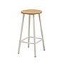 Mora Stool Wood-based material Karina White 0
