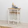 Mora Stool Wood-based material Karina White 2