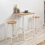 Mora Stool Wood-based material Karina White 5