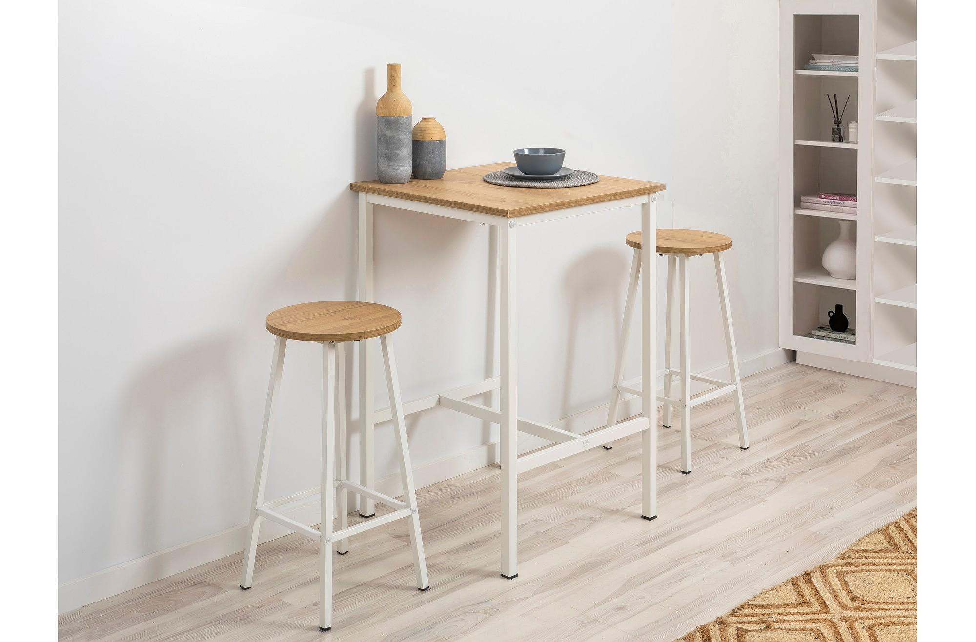 Mora Stool Wood-based material Karina White 5