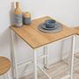 Mora Stool Wood-based material Karina White 4