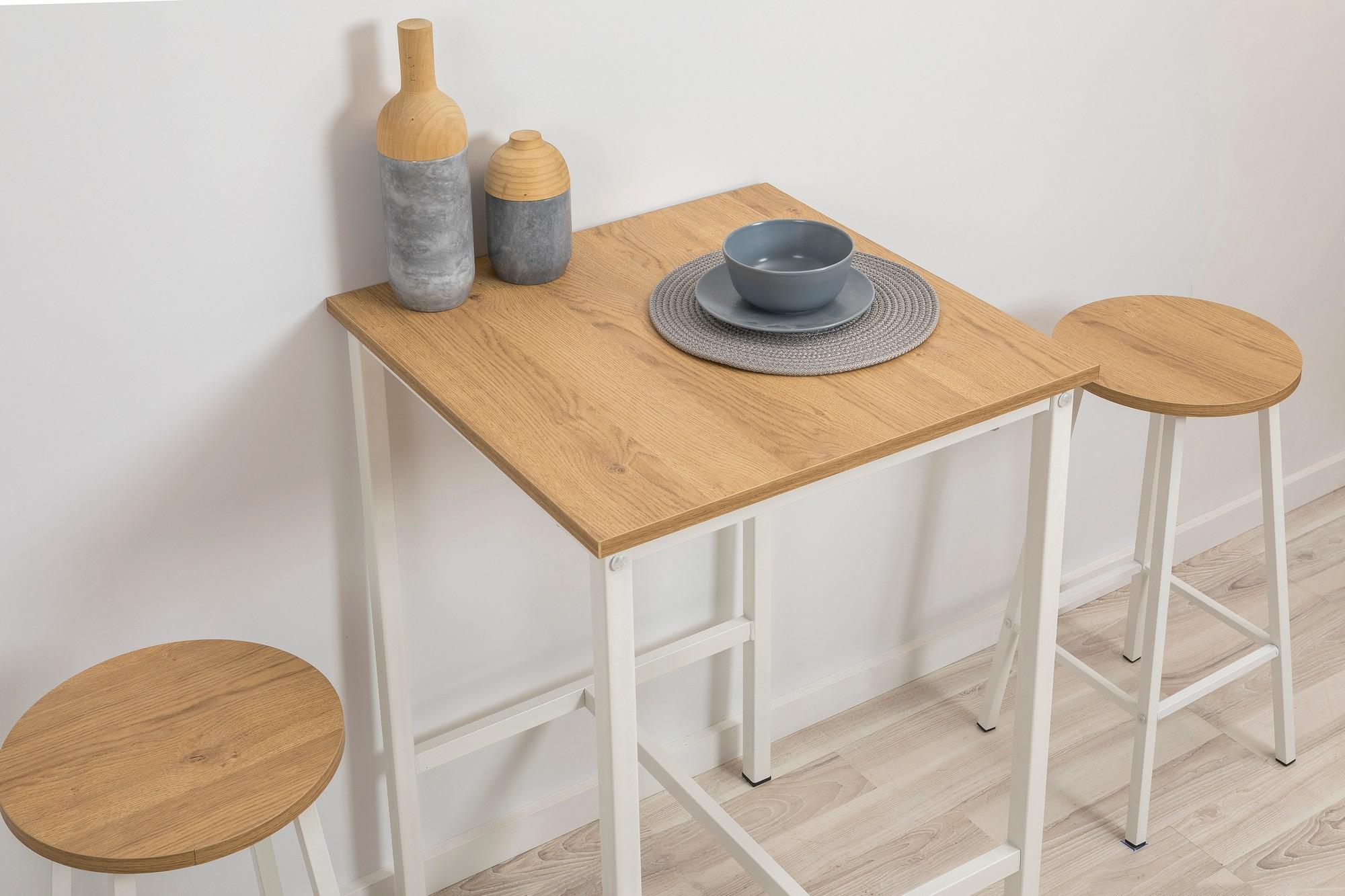 Mora Stool Wood-based material Karina White 4