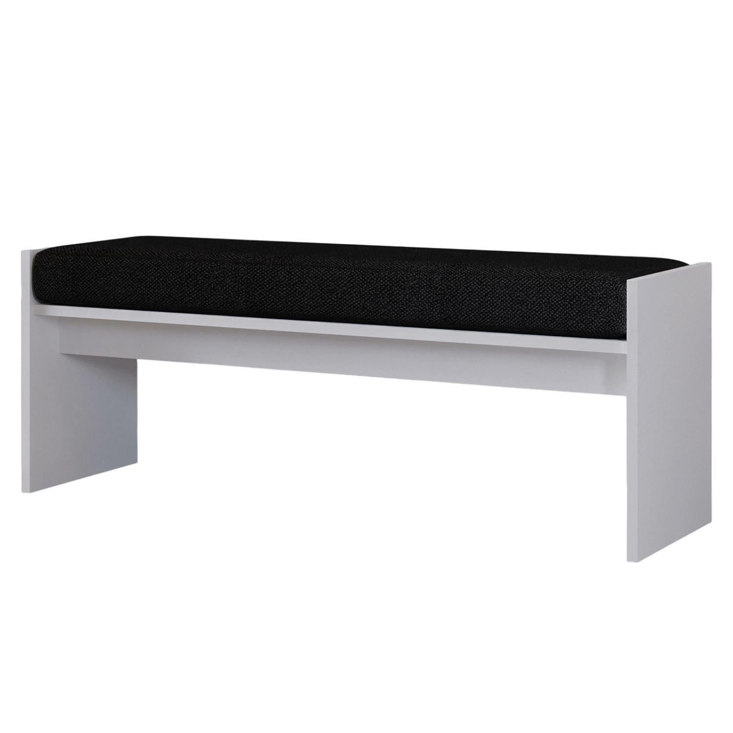 Perle Sitzbank Holzwerkstoff Weiß 4