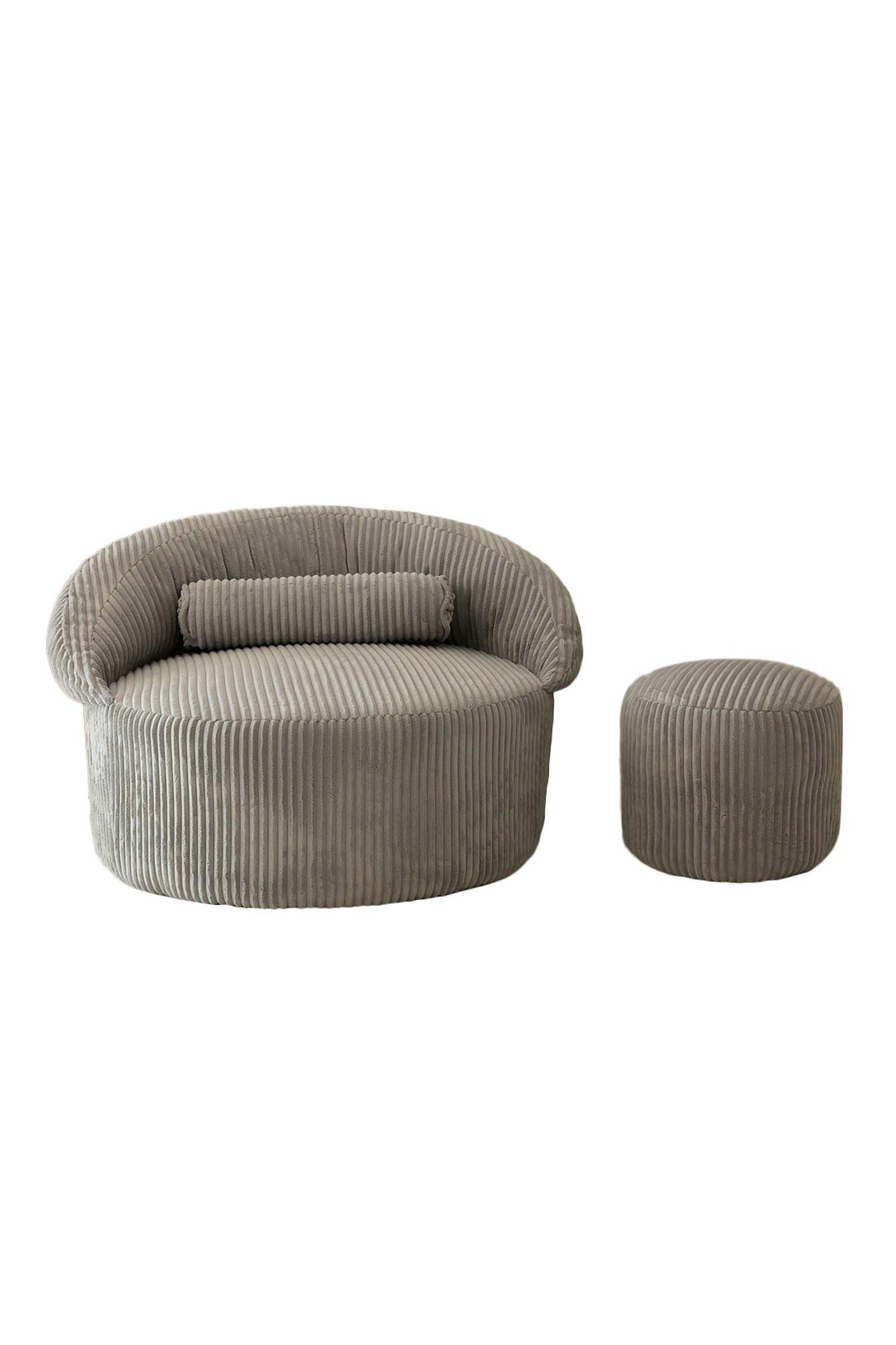 Pufi Armchair Set of 2 Velvet Anthracite 0