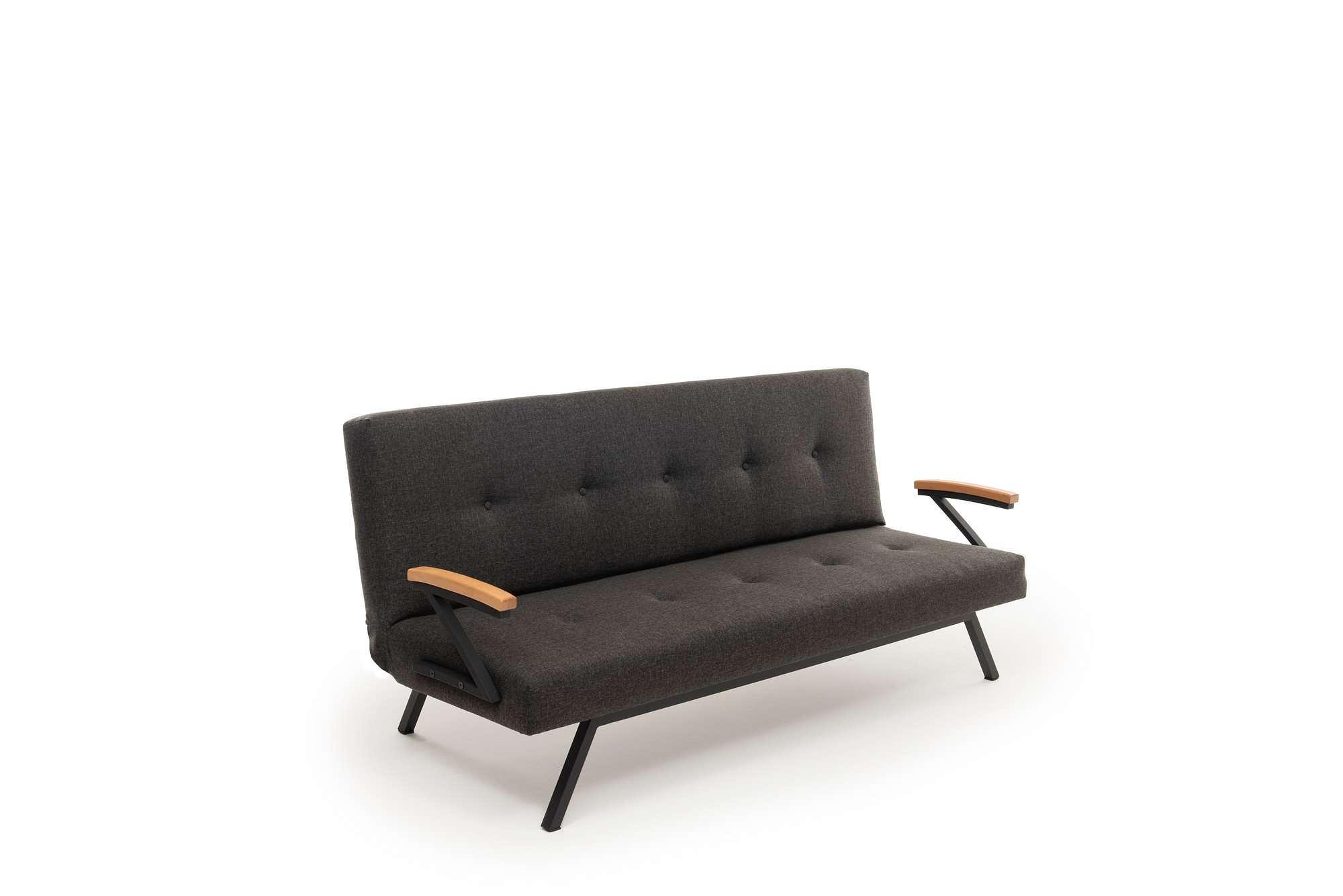 Zven 3-Sitzer Schlafsofa Dunkelgrau 8