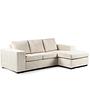 Sofa 3-Seater Chaise Longue Left Right Fabric White 10
