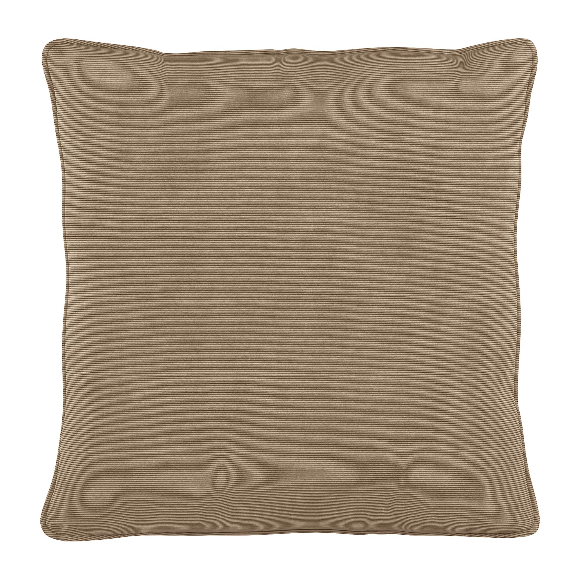 Loungekissen HUDSON XL 2er Set Cordstoff Taupe 1