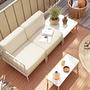 Hadley Outdoor Corner Module Marzipan 4