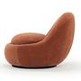 Babette Swivel Chair Moss Rust 2