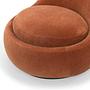 Babette Swivel Chair Moss Rust 4
