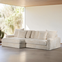 Sofa 3-Sitzer Cord Vito Creme 0