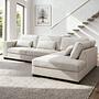 Corner Sofa Addison 3-Seater Beige 3