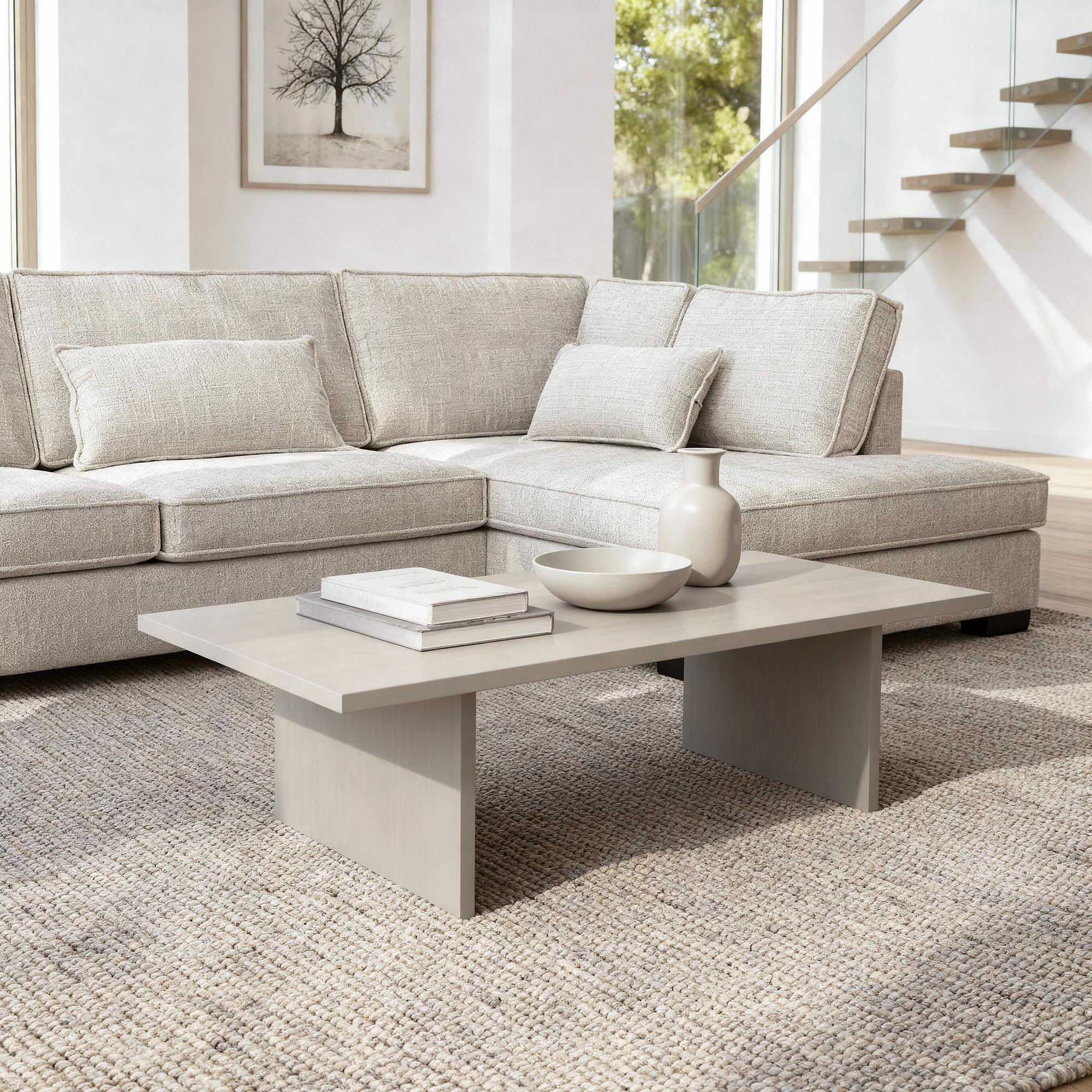 Corner Sofa Addison 3-Seater Beige 4