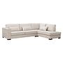 Corner Sofa Addison 3-Seater Beige 7