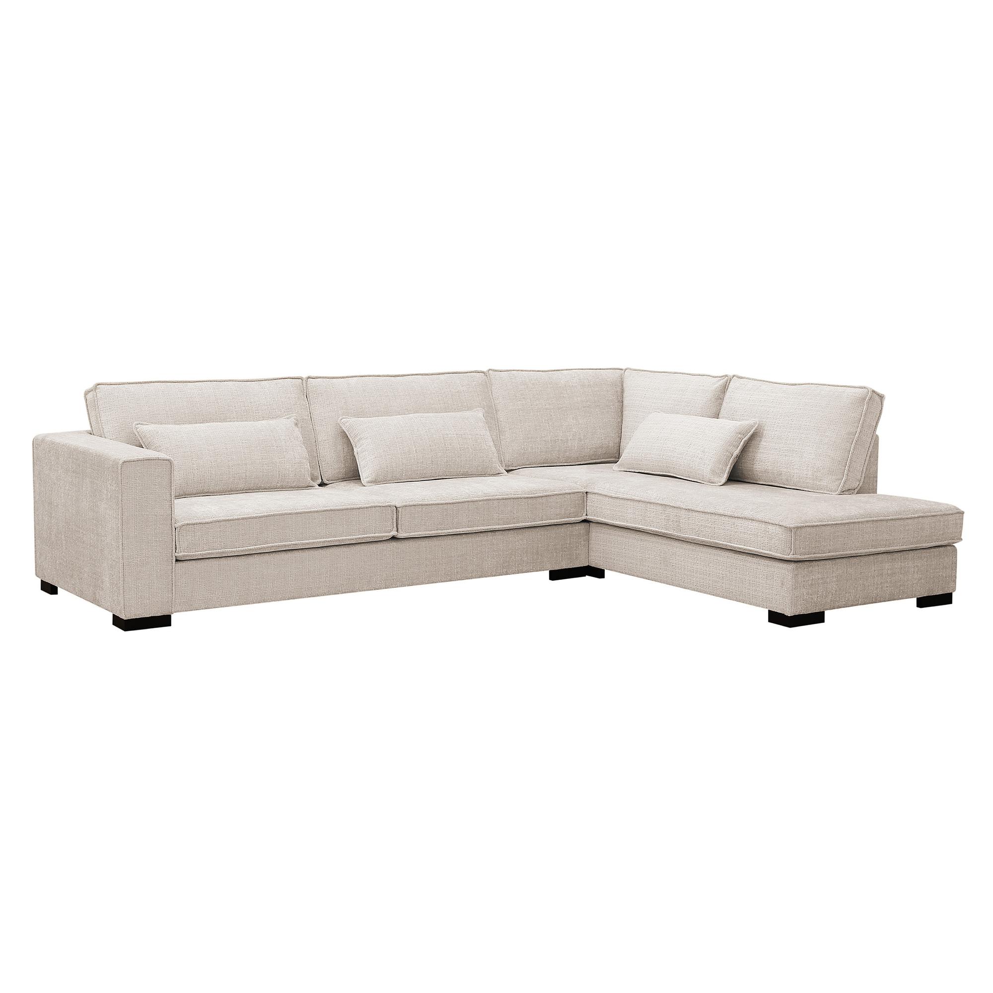 Corner Sofa Addison 3-Seater Beige 7