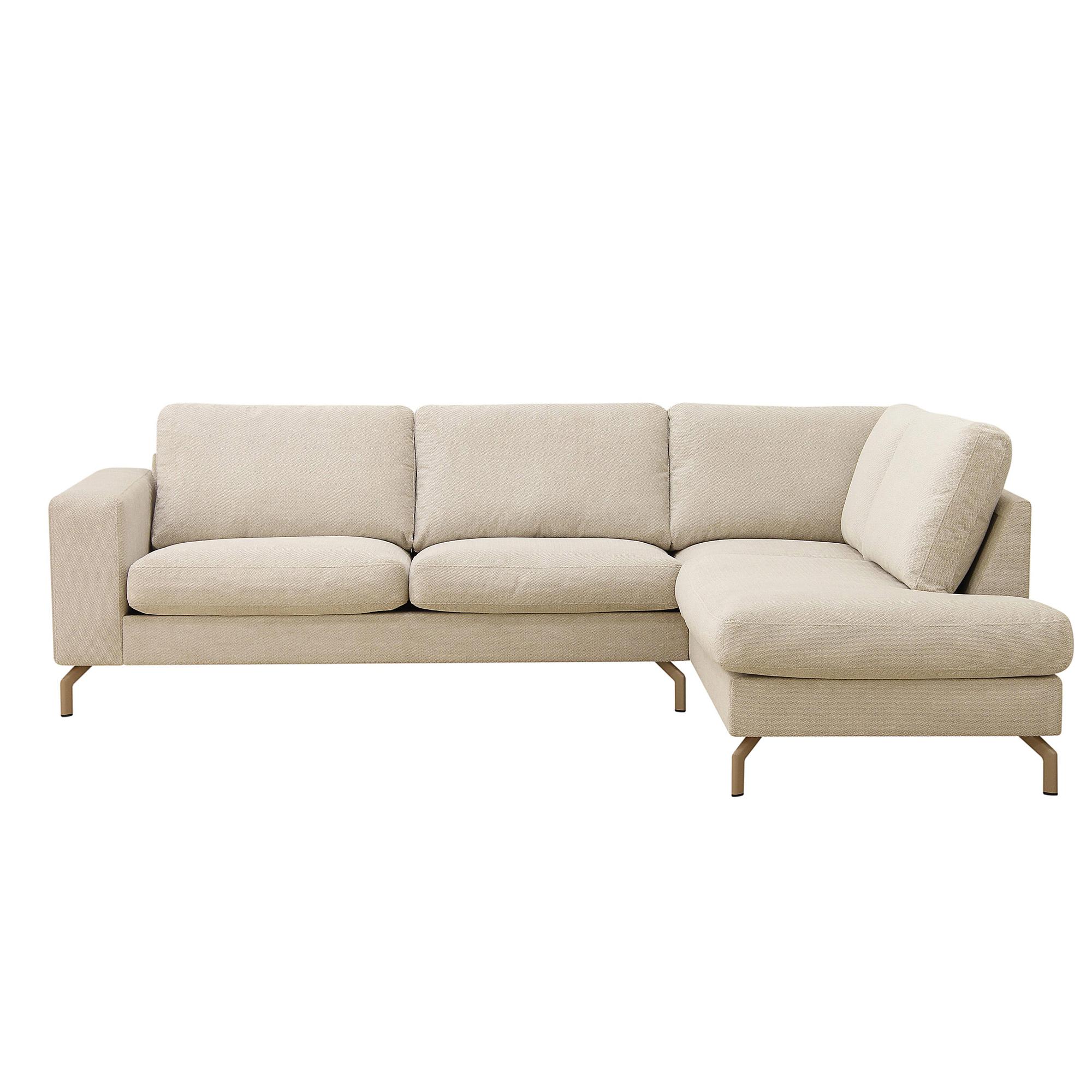 Ecksofa Gwen 3-Sitzer Rechts Creme 7