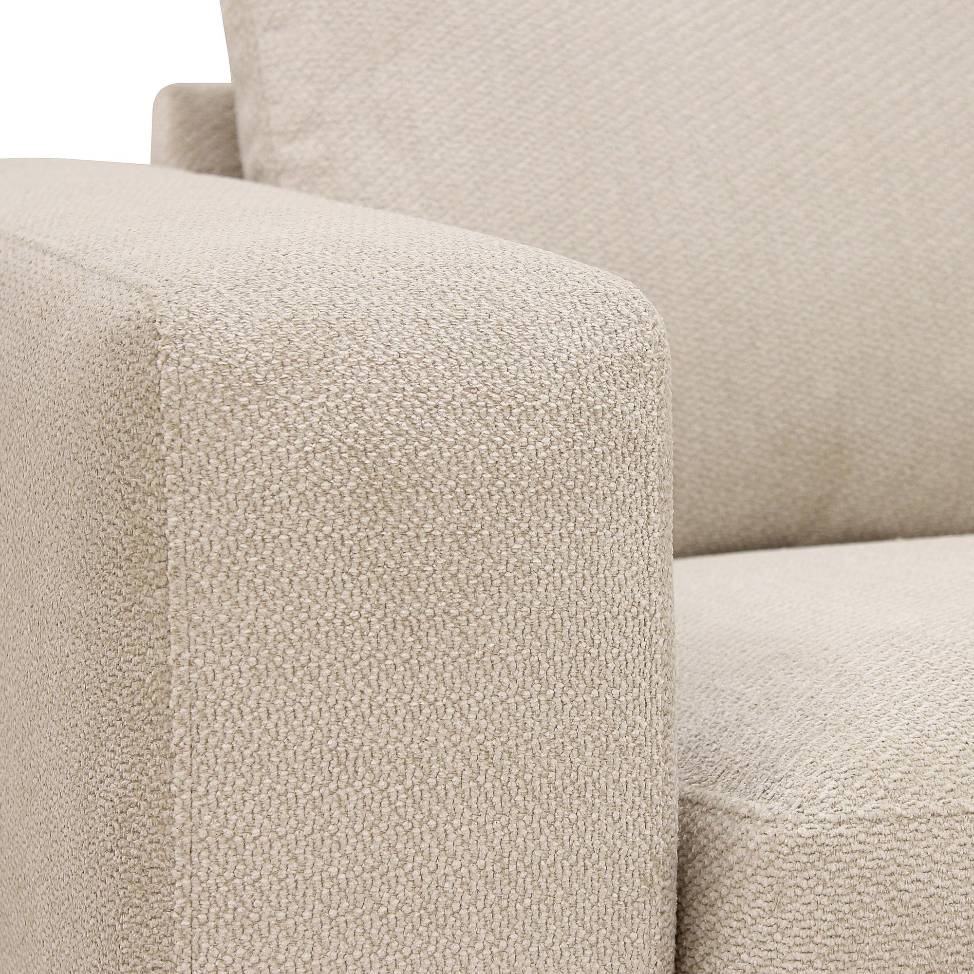 Ecksofa Gwen 3-Sitzer Rechts Creme 11