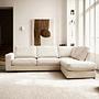 Corner Sofa Easton Right 3-Seater White 1