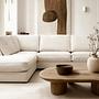 Ecksofa Easton Links 3-Sitzer Weiss 4