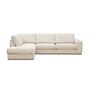 Corner Sofa Easton Left 3-Seater White 5