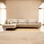 Corner Sofa Paloma 3-Seater Left Fabric Beige 3