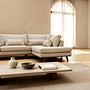 Corner Sofa Paloma 3-Seater Right Fabric Beige 5