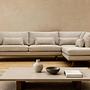 Corner Sofa Paloma 3-Seater Right Fabric Beige 4