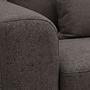 Corner Sofa Paloma 3-Seater Right Fabric Brown 6