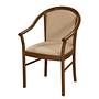 Armchair Rosita Woven Fabric Camel 1