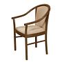 Armchair Rosita Woven Fabric Camel 4