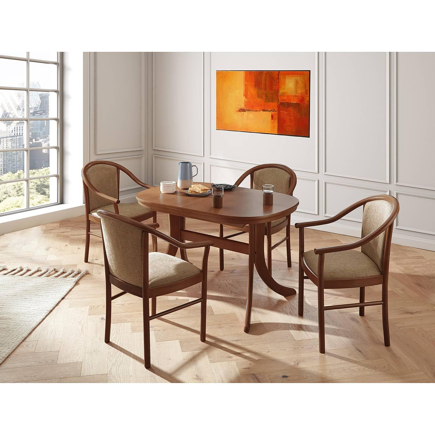 Armchair Rosita Woven Fabric Camel 2