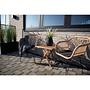 Bilbao Folding Table Teak Wood Brown 3