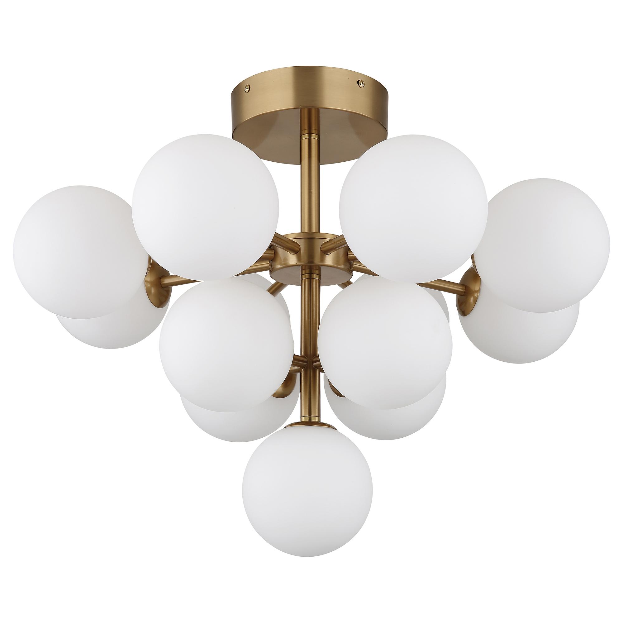 Ceiling light Luvix 13-light opal glass iron 3