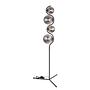 Floor lamp Porry 4-light colored glass iron 4