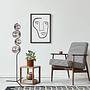 Floor lamp Porry 4-light colored glass iron 2