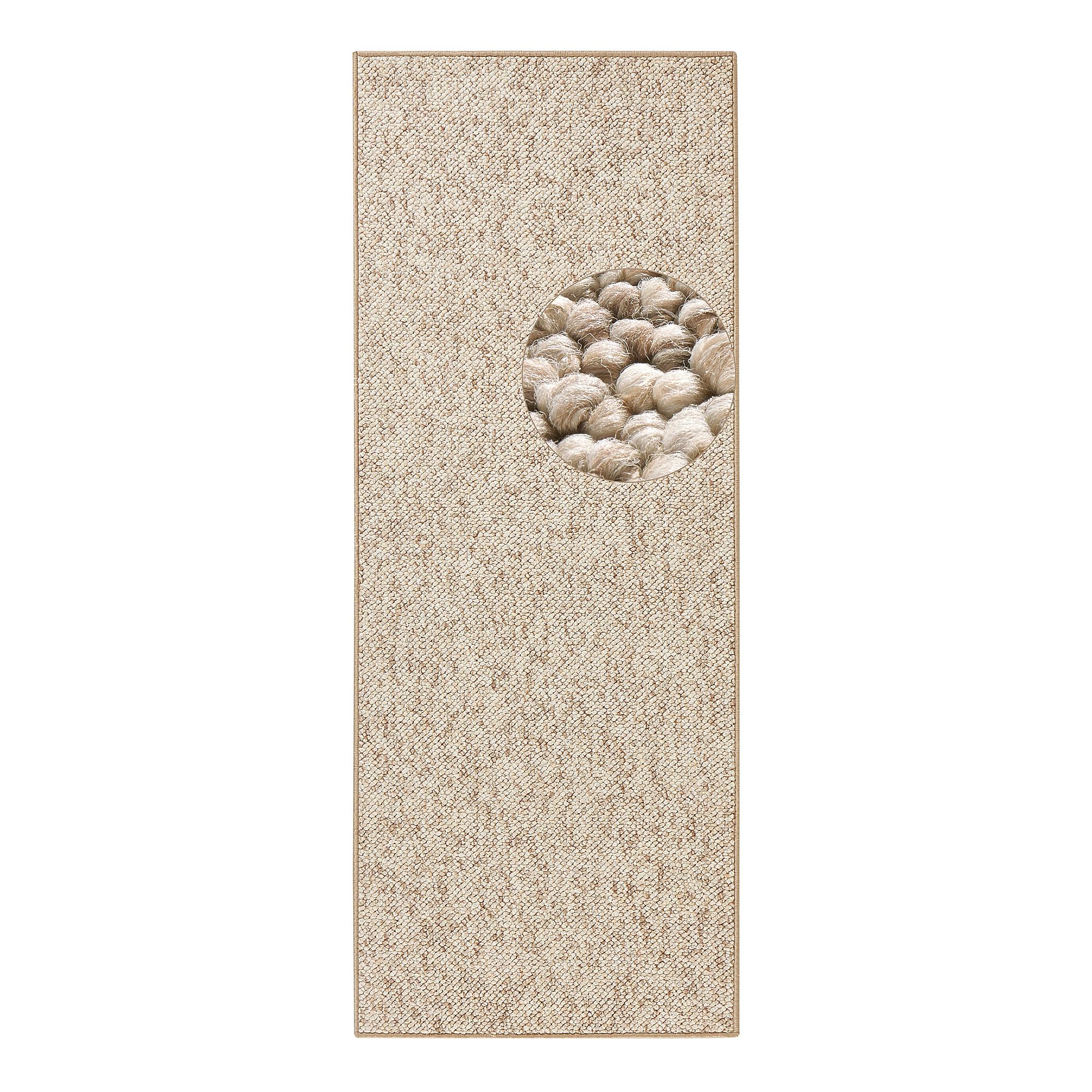 Läufer Wolly Polypropylen Fleece Beige 80x200cm 2