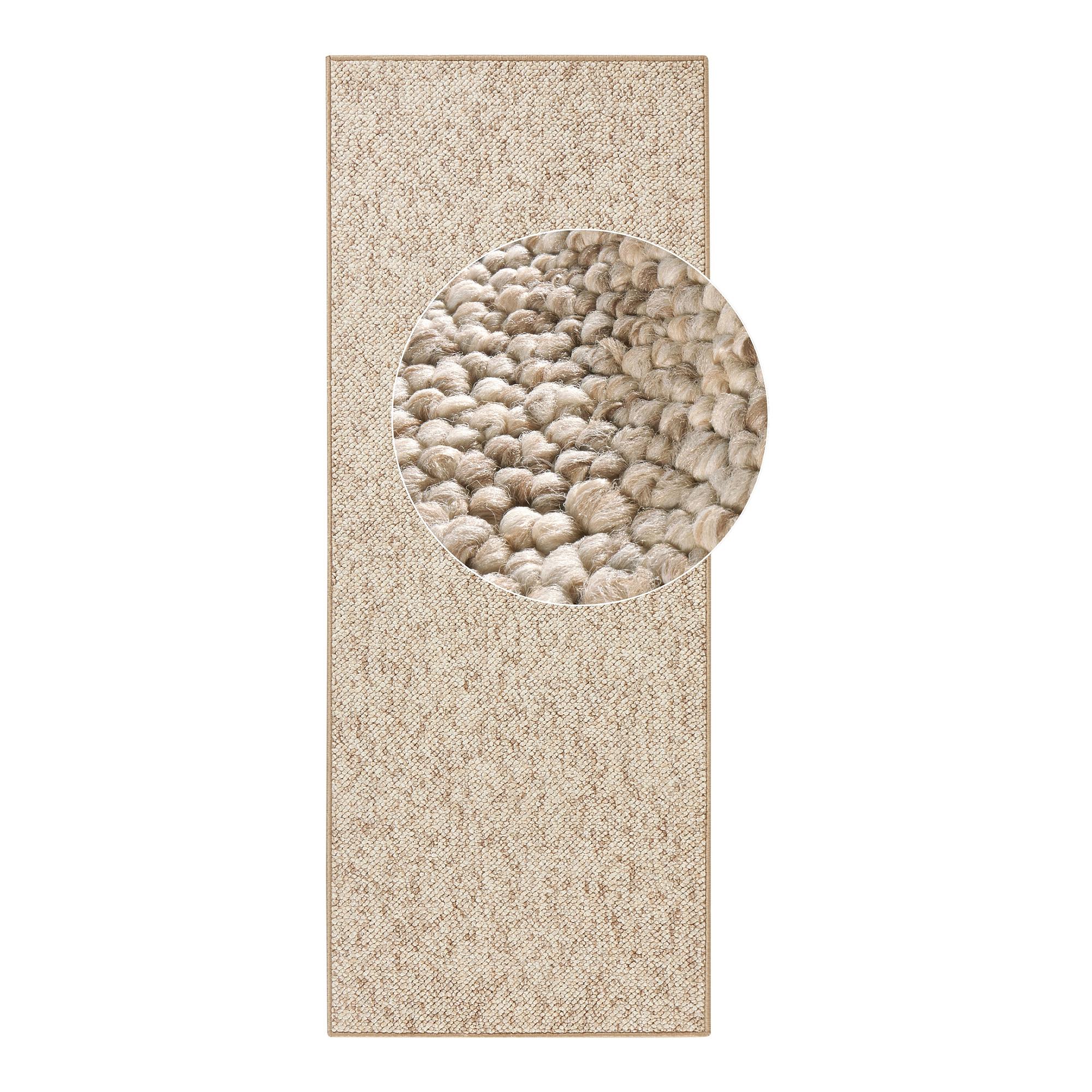 Läufer Wolly Polypropylen Fleece Beige 80x200cm 0