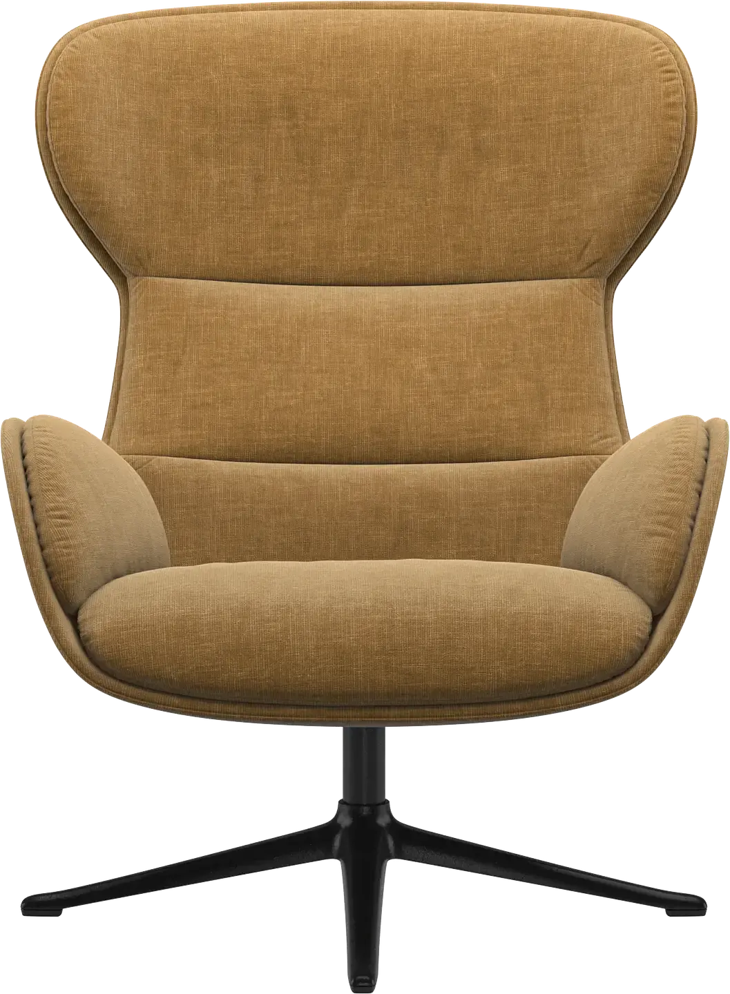 Armchair & Footstool Reno Napoli Gold-beige 1