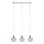 3-Light NADE Pendant Lamp Glass Iron 4