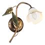 1-Light Wall Lamp Miranda Satin Glass Iron 0
