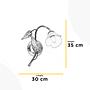 1-Light Wall Lamp Miranda Satin Glass Iron 3
